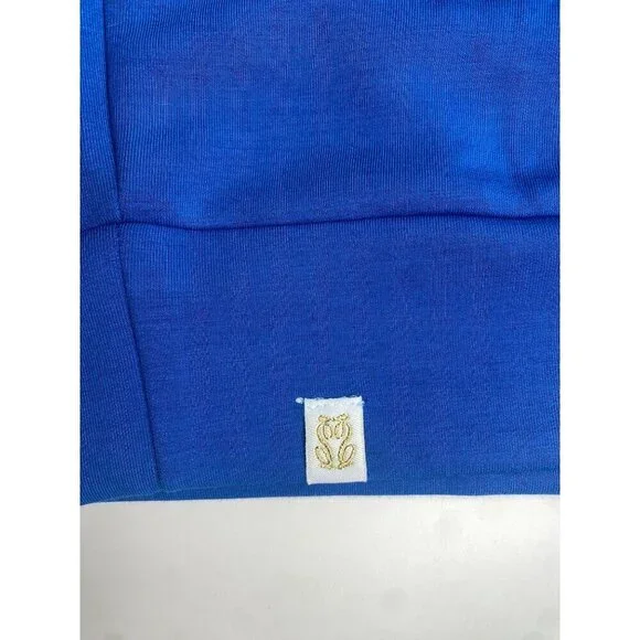 Simply Southern NWT Tess Quarter Zip Short Sleeve Pullover In Royal Size XXL - Picture 5 of 8